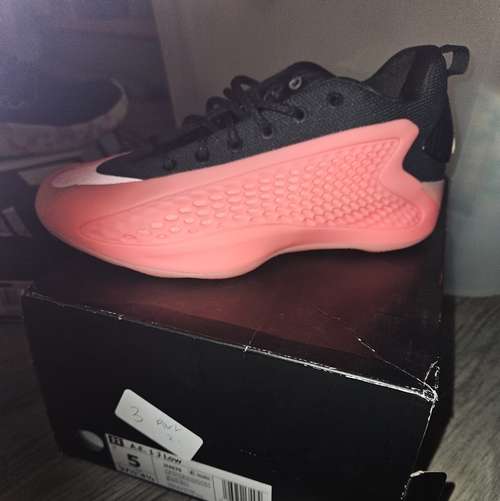 Jordan Kids Sneakers Black and Pink